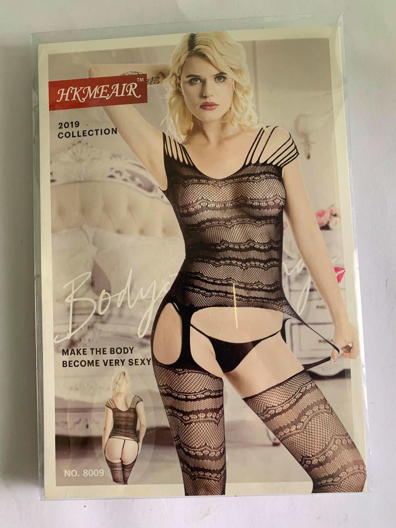 Hkmeair Khushi Print Sexy Net Bodystocking
