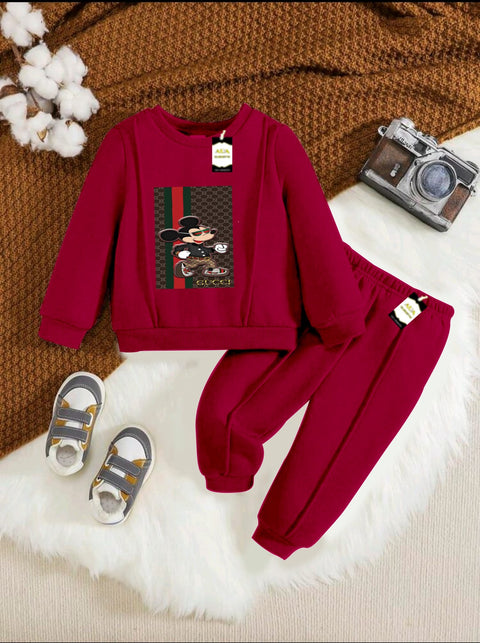 MECKEY MOUSE GUCCI KIDS WINTER TRACK SUIT