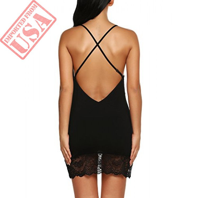Women Lingerie Sleepwear Long Nightgown