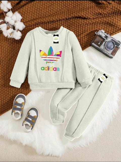 ADIDAS OFF WHITE KIDS WINTER TRACK SUIT