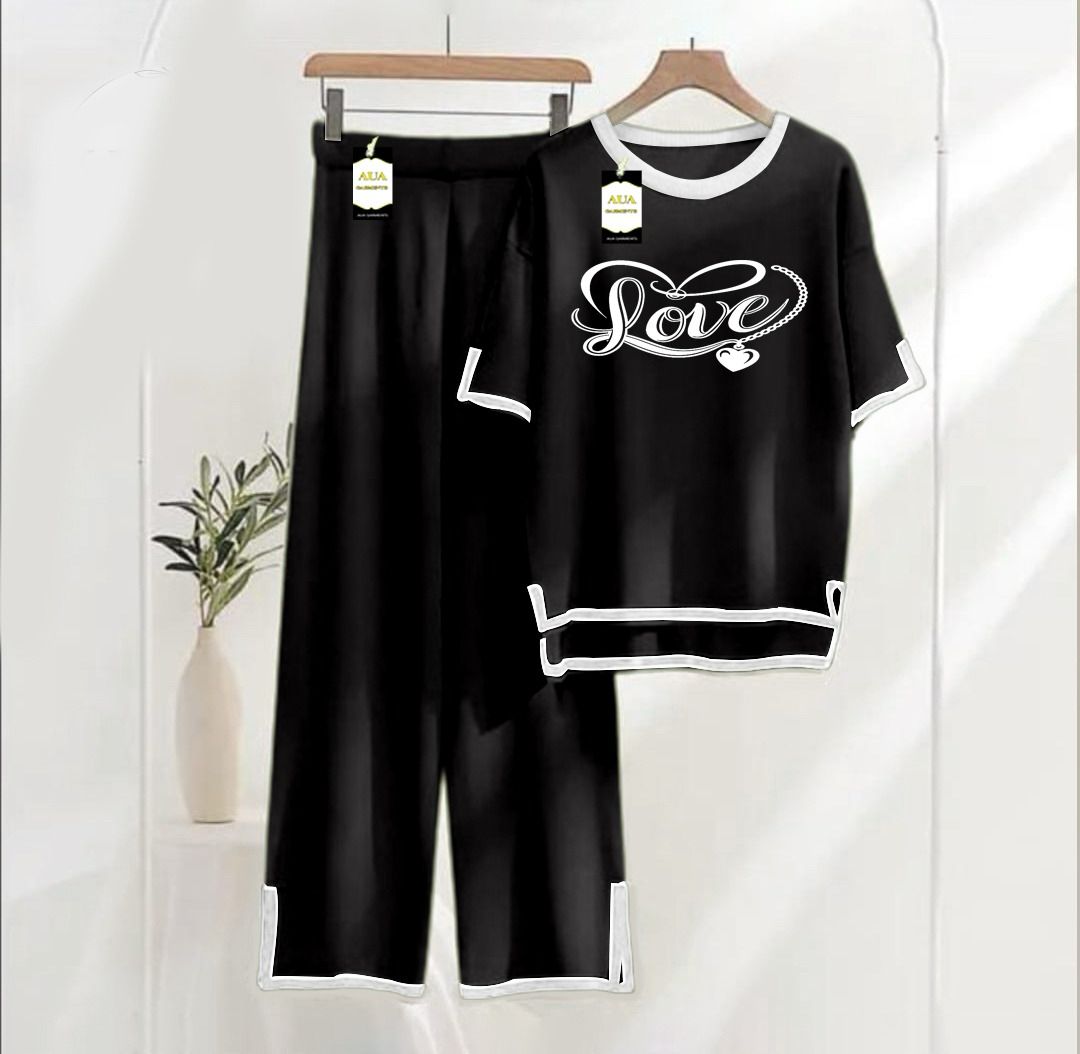 Love Printed Summer Collection Turkish summer co-ord set