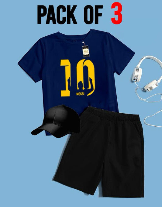 PACK OF 3 10 PRINTED FOR SUMMER COLLECTION KIDS TRACKSUIT