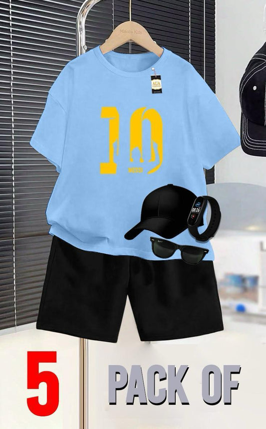 PACK  5 10 PRINTED SUMMER COLLECTION  FOR KIDS