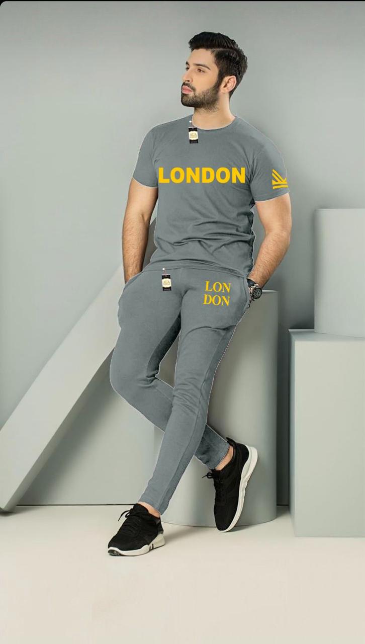 GREY LONDON PRINTED MENS SUMMER TRACKSUIT