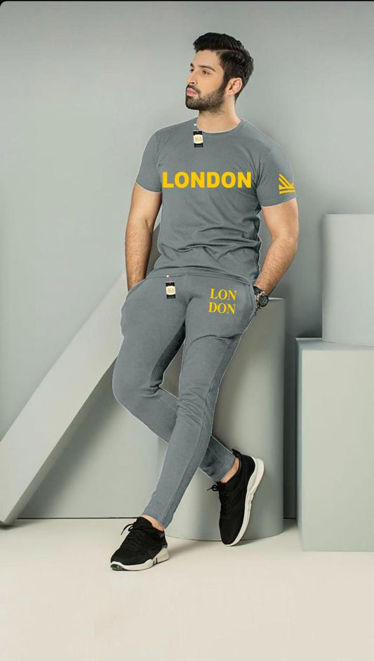 GREY LONDON PRINTED MENS SUMMER TRACKSUIT