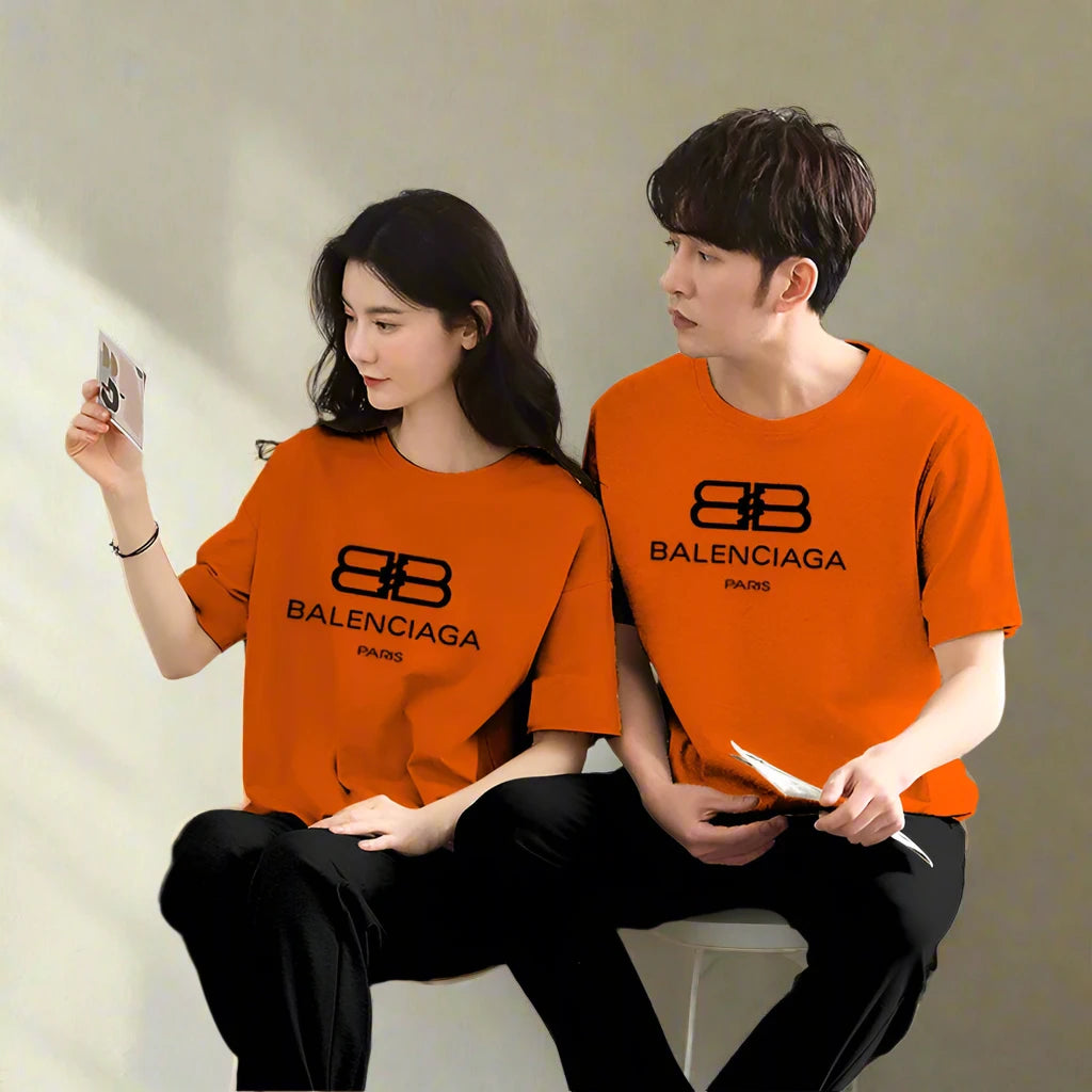 BALENCIAGA Printed Couple Night Suit for Men and Women Pack of 2 ( 11 colours )