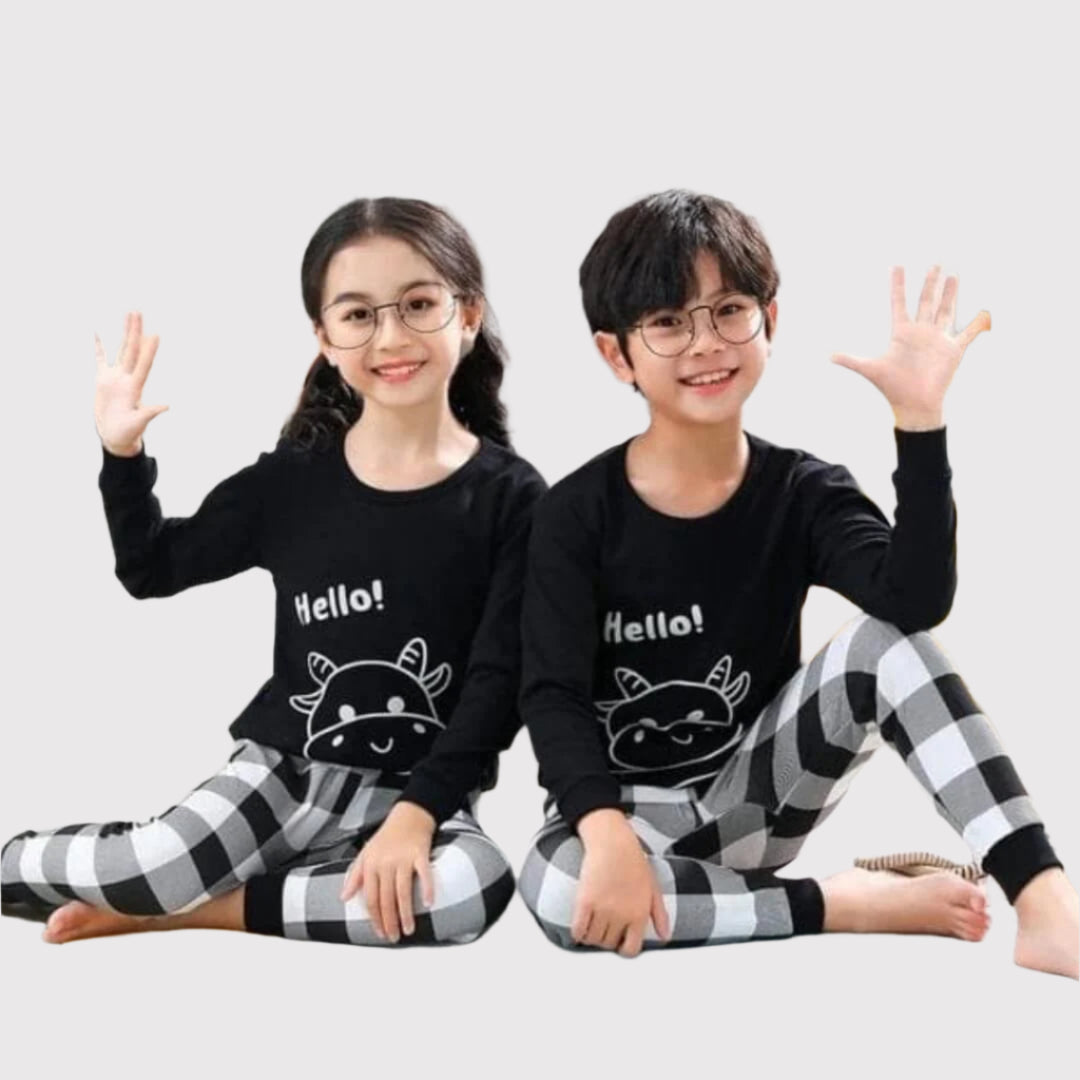 Hello Kitty Printed Night Suit For Kids