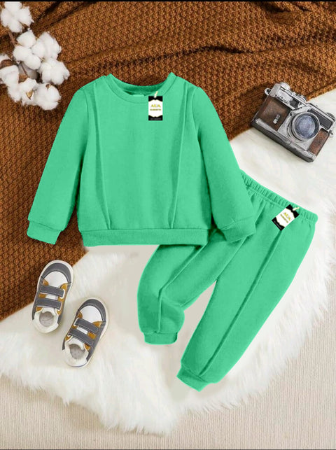 PLAIN APPLE GREEN KIDS WINTER TRACKSUIT