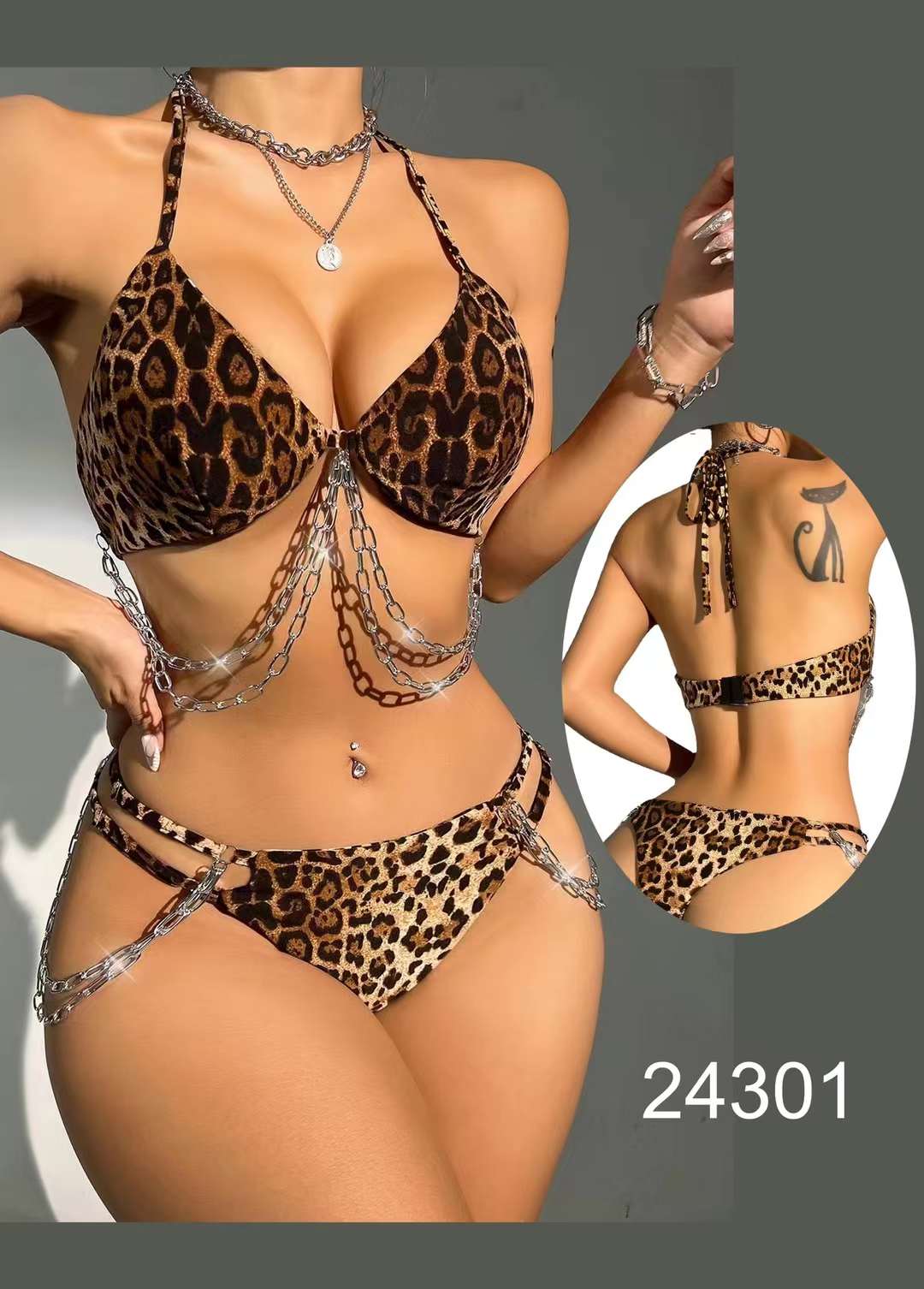 Cheetah (leapord) Bikini Set