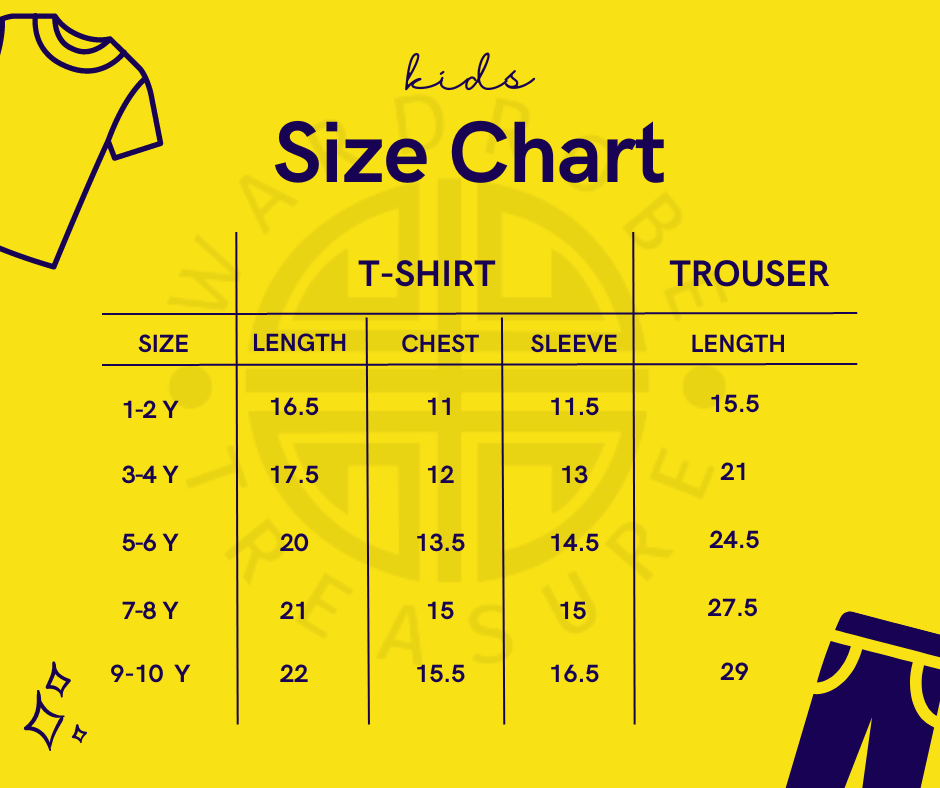Yellow Charm Love Printed Half Sleeves T-Shirt with Printed Pajama For Kids