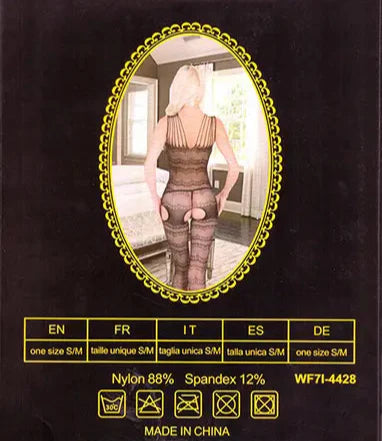 Ravishing Sheer Net Full Body Stocking