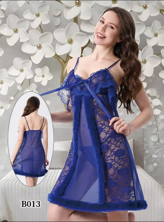 Babesa Short Romantic Nighty For Women