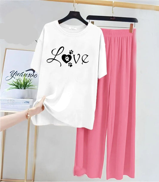 LOVE PRINTED NIGHT WEAR SUIT